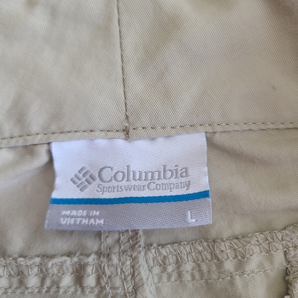 Columbia PFG Omni-Shade Tan Shorts Size L - Picture 3 of 6